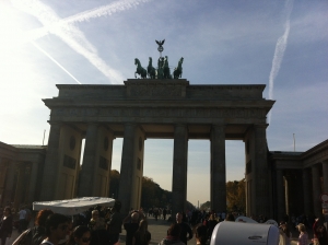 Brandenburger tor - Berlin var sidste stop for denne omgang interrail