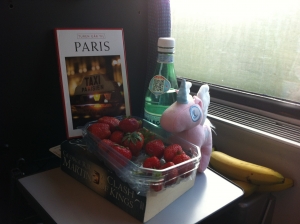 I toget et sted i tyskland under interrail