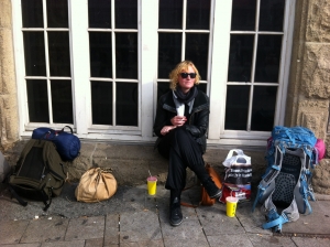 Interrail frokost i Hamborg