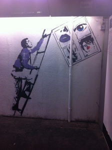 Streetart spottet på Interrail i Paris