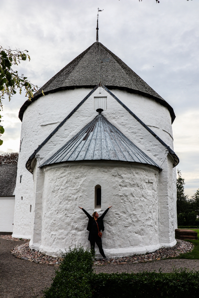 Rundkirke og Stine!